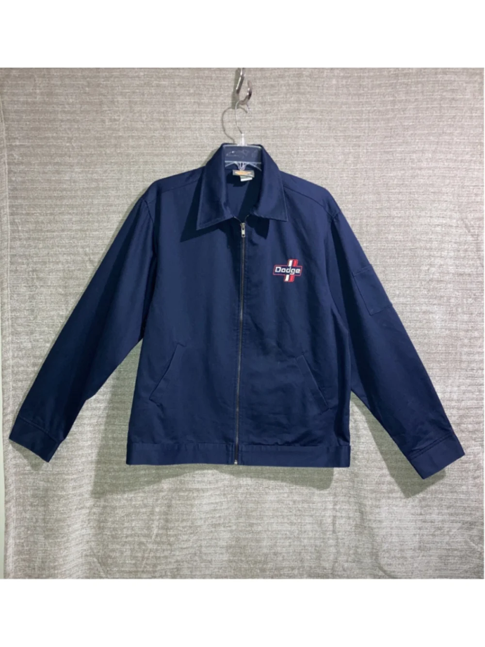Vintage Dodge Racing Workwear Jacket Men’s Mechanic’s Work Cotton Full Zip M New